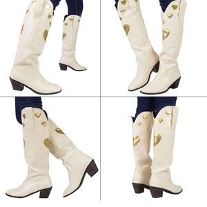 White/Ivory cowgirl boots